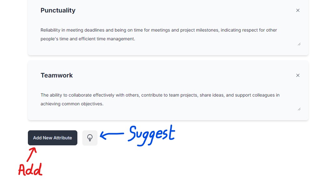 Add or Suggest Attribute